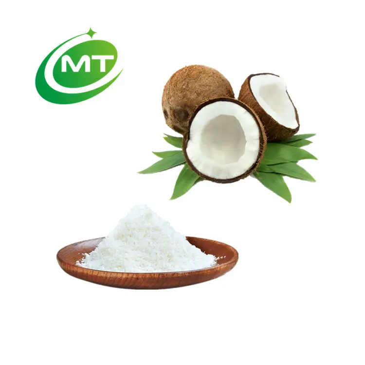 Muestra gratis alta calidad 100% Leche de Coco orgánica fruta en polvo 60% grasa Cocos nucifera polvo agua de coco en polvo bebida a granel