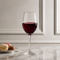 Verres à vin rouge modernes en cristal isolés et étanches de 450 ml, durables, pour mariages et usage général