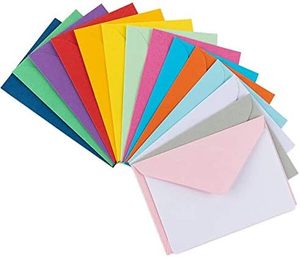 Tarjeta de Invitación Vintage de Papel Kraft Blanco de Moda, Tarjeta de Felicitación de Cumpleaños, Tarjeta de Agradecimiento, Impresión por Transferencia Térmica Personalizada, Rectangular - Product Image 2