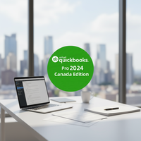 24H/7D QuickBooks Pro 2024 加拿大版 适用于 Windows PC 终身财务会计软件 全球免运费