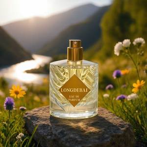 Frasco de Perfume Vacío de Vidrio Transparente con Pulverizador y Tapa Superior, 30ml 50ml 100ml, Personalizado OEM, de Lujo, para Fragancias - Product Image 2