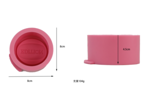 Moule en silicone cylindrique pour entremets avec insert lettre « ÉDITION », qualité alimentaire pour mousse, gâteau, <span class=keywords><strong>petit</strong></span> gâteau - Product Image 3