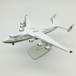 Populair 20Cm Metaal 1:400 Legering Antonov 225 Transport Diecast Vliegtuig Model Speelgoed Met Displaystandaard
