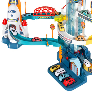 <span class=keywords><strong>2</strong></span> en 1 Échelle électrique Inertie Slide Mini Car Adventure Toy Dinosaur Space Orbit Slot Toy Diy Assembly <span class=keywords><strong>Rail</strong></span> Car Toy With Music - Product Image 3