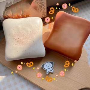 Juguete Squishy Antiestrés y Sensorial de Mantequilla de Pan de Levantamiento Lento, Popular 2026 - Product Image 1