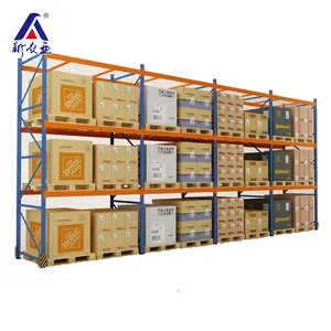 China manufacturer steel heavy duty warehouse selective pallet rack systems with 6m height for store