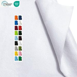 Feutre en polyester blanc, <span class=keywords><strong>épais</strong></span>seur 1,6 mm, 36 x 18 pouces, doux, durable, feuille artisanale pour projets de couture, d'art et de décoration intérieure - Product Image 1