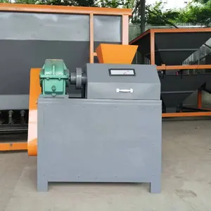 Bubuk limau Nitrogen NPK peralatan granulasi pupuk senyawa Granulator Roller ganda Granulator Tekan