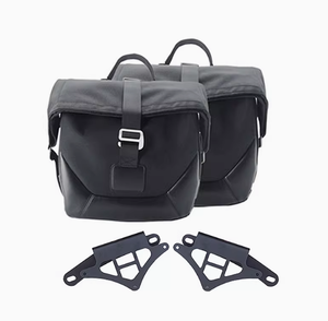 Sacoches latérales en toile imperméables pour <span class=keywords><strong>moto</strong></span>, capacité 40L, sacoches rétro à dégagement rapide avec poche pour casque pour VOGE 500AC - Product Image 1
