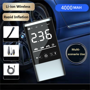 Gonfleur de pneu de voiture électrique Portable sans fil 150psi <span class=keywords><strong>pompe</strong></span> de compression d'<span class=keywords><strong>air</strong></span> Rechargeable sans fil gonfleur de pneu de gonflage rapide - Product Image 3