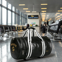 Sac de sport imperméable personnalisé, sac de voyage souple en cuir, sac de sport OEM en gros