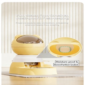 เครื่องให้อาหารสัตว์เลี้ยงแบบอินเทอร์แอคทีฟสำหรับสุนัขและแมว ระบบจ่ายอาหารอัตโนมัติ ความจุขนาดใหญ่ ป้องกันการติดขัด - Product Image 6
