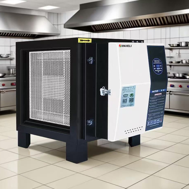 OEM/ODM Air Purifiers 6000m³/h Over 98% Carbon Steel Filters Smoke and Fumes Electrostatic Precipitator Esp for School Kitchens