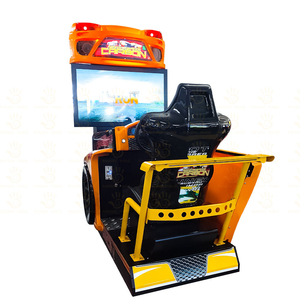 Một chỗ ngồi 3D Video đua xe trò chơi máy 42-inch màn hình đồng tiền hoạt động bảng Arcade nhựa vật liệu gỗ ngôn ngữ tiếng anh - Product Image 1
