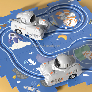 Circuit de Voiture DIY Éducatif pour Enfants, Puzzles en Plastique Montessori pour Enfants, Jouets de Circuit de Voiture pour Enfants - Product Image 3