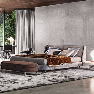 Cama de tela de esponja cama de almacenamiento nórdica pequeño apartamento Simple moderno 1,8 m <span class=keywords><strong>dormitorio</strong></span> principal cama de <span class=keywords><strong>matrimonio</strong></span> doble extraíble y - Product Image 2