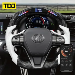 Volant intelligent personnalisé en fibre de carbone TDD avec LED pour Lexus LC500 - Product Image 1