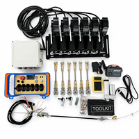 Système de télécommande sans fil à code fixe, étanche IP65, avec joystick proportionnel en plastique, pour grue hydraulique montée sur camion