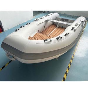 REACHSEA Ut 360 Rib 360 PVC/TAIWAN Hypalon/France Orca Hypalon Deep-v Aluminio Rigid Hull Inflable Rib Boat para la venta - Product Image 3
