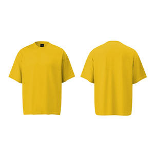 เสื้อยืดสตรีทแวร์สำหรับผู้ชายเสื้อทรงหลวมธรรมดาแขนสั้นผ้าคอตตอน100% ระบายอากาศได้ดีปรับแต่งได้ - Product Image 4