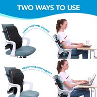 Coussin de soutien lombaire ergonomique pour chaise de bureau, voiture, OEM, ODM, vente en gros personnalisée