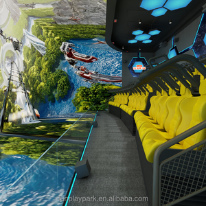 Parc d'attractions gonflable avec simulateur de cinéma 5D à immersion en dôme à 360 degrés avec autos tamponneuses et équipement de train MR en vente - Product Image 3