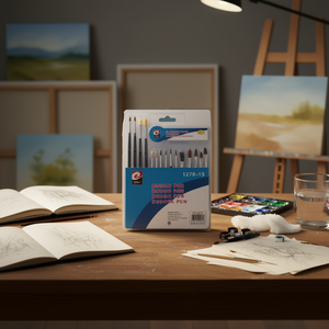 Mnj Brush Pen Set 12Pcs Paint Brushes For Art Painting And Craft Making - Product Image 2