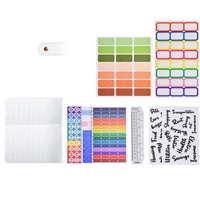 Carnet en similicuir style macaron transfrontalier, organisateur multifonctionnel A6, pochette à monnaie portable, classeur à feuilles mobiles, cadeau