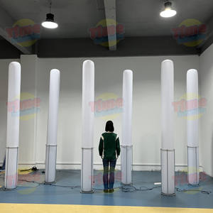 Balon Tiang Tiup Logo Kustom dengan Lampu LED untuk Iklan, Bisnis/Pertunjukan/Acara/Taman/Promosi/Dekorasi Pesta - Product Image 6