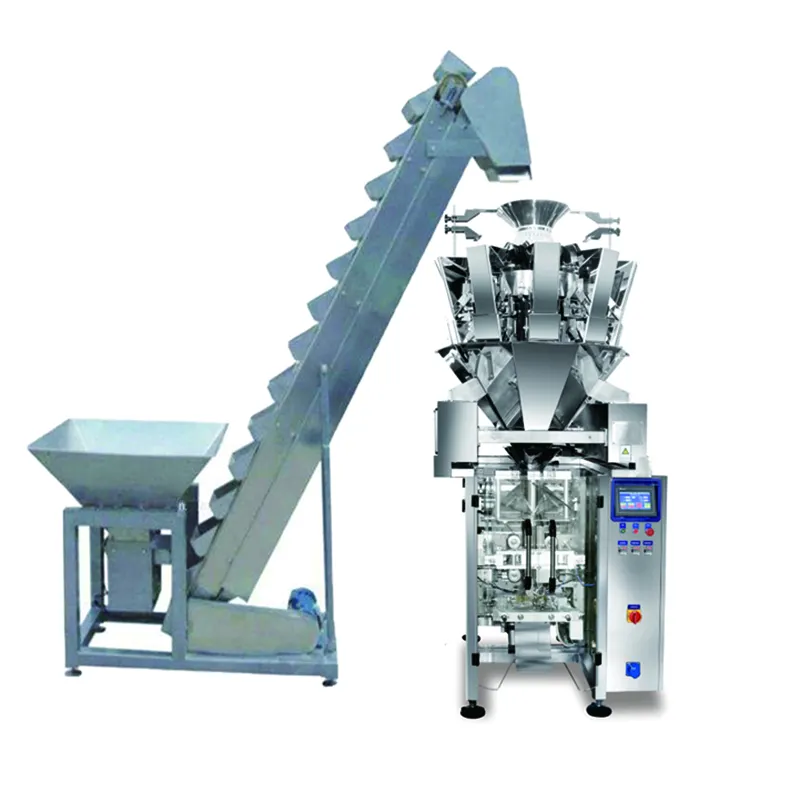 High accuracy automatic weighing Snack food Potato Chips Filling Packaging Machine