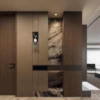 Meuble de rangement à chaussures en bois moderne, écologique, imperméable, personnalisé, ensemble de meubles d'entrée pour salon, villa, appartement