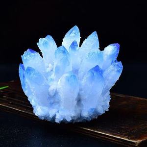 Venta al por mayor de piedras de celestita cianita <span class=keywords><strong>aguamarina</strong></span> azul pulida, <span class=keywords><strong>cristal</strong></span> natural en bruto para la decoración del tema del amor del hogar - Product Image 2