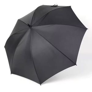 Parapluie droit de 23 pouces à 8 baleines, résistant au vent, plusieurs couleurs, ouverture et fermeture automatiques, option personnalisée moderne avec logo - Product Image 3