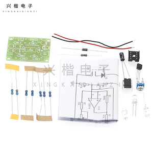 Lm358 Breathing <b>Light</b> Kit 4 Led <b>Flash</b> Diy Electronic Assembly Kit For Hobbyists - Product Image 2