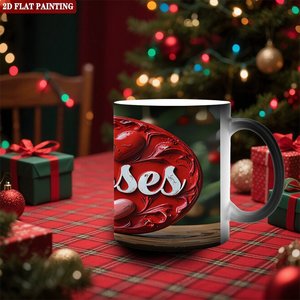 Taza de Sublimación Personalizada, Negra Esmerilada, 11 oz, Cerámica, Taza Mágica que Cambia de Color con el Calor, Diseño de Anime - Product Image 2