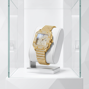 Relojes de Lujo a Bajo Precio con Diamantes de Imitación y Zafiro, Esfera Grande, Reloj de Cuarzo Premium <span class=keywords><strong>para</strong></span> Mujer, Reloj de Moissanita <span class=keywords><strong>para</strong></span> Hombre - Product Image 1
