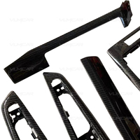 Kit de panneau intérieur de console centrale en fibre de carbone personnalisé pour BMW Série 3 E46 1998~2005 Accessoires intérieurs Garniture de levier de vitesses