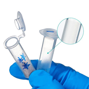Tubo criogénico para molienda y almacenamiento con base cónica y arandela, tubo de centrífuga para recolección de muestras de laboratorio - Product Image 5
