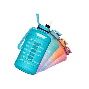 Bottiglia acqua acqua Logo personalizzato qualità sport Fitness bottiglia d'acqua tazze da viaggio
