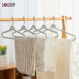Telescopic Bath <b>Towel</b> Hanger 100*70Cm Expandable Plastic <b>Hook</b> Type For Bathroom Clothing Drying Rack - Product Image 3