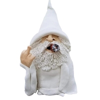 JOWYAR - Naughty Garden Gnome for Lawn, Dwarf Sculpture
