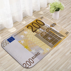 Tapis de chevet rectangulaire créatif pour chambre à coucher, paillasson unique pour entrée et couloir, tapis antidérapant en gros - Product Image 1