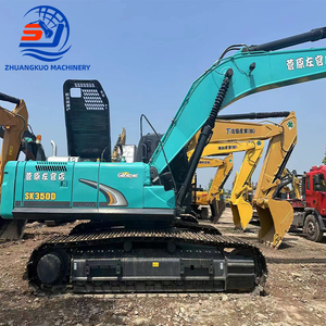 เครื่องขุด Sk350d โคเบลโกใช้แล้ว35ตันของญี่ปุ่นเครื่องขุดมือสอง kobelco Sk350 Sk350D Sk350-8สำหรับประสิทธิภาพการใช้พลังงานสูง - Product Image 1