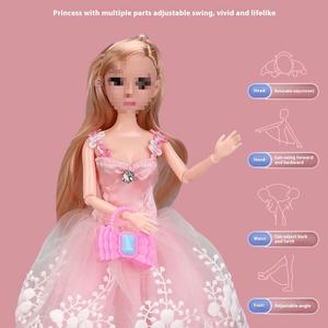 Princesa Castle DIY Toy Playhouse Princess Handbag Set Soft Educational Pretend Baby Doll Juguetes - Product Image 4