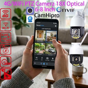 Caméra IP PTZ <span class=keywords><strong>solaire</strong></span> 4G 5MP pour extérieur, panoramique à 360 degrés, sans fil, <span class=keywords><strong>WiFi</strong></span>, caméra de sécurité, suivi automatique, caméra CCTV - Product Image 6
