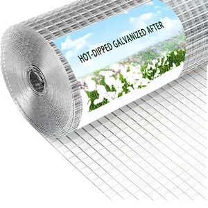 <span class=keywords><strong>Grillage</strong></span> soudé galvanisé à chaud à mailles carrées de 6 mm – Treillis métallique robuste pour volailles et jardin - Product Image 1