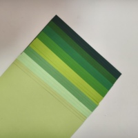 Carton épais recyclable Sentao A5 250g, format 1K, couleurs vert, bleu, gris, Morandi, pour la maternelle, mini-carton coloré