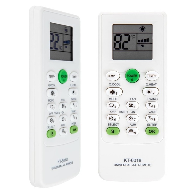 New KT-6018 6000 in One Universal AC Remote Control Fit for LG Gree Midea Toshiba Haier Daikin Panasonic Air Conditioner