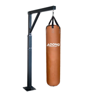 Support de sac de boxe mobile en acier robuste sur mesure avec rail mural et poulie pour l'entraînement de MMA et de boxe, équipement de boxe