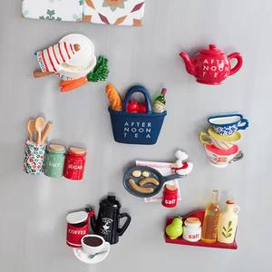 מותאם אישית 3d מקרר מזון ארוחת בוקר למזכרות מקרר - Product Image 3